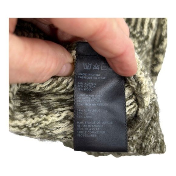 Urban Outfitters Ecote Heather Green Pullover Knit Sweater Front Pockets Women S - Picture 8 of 12